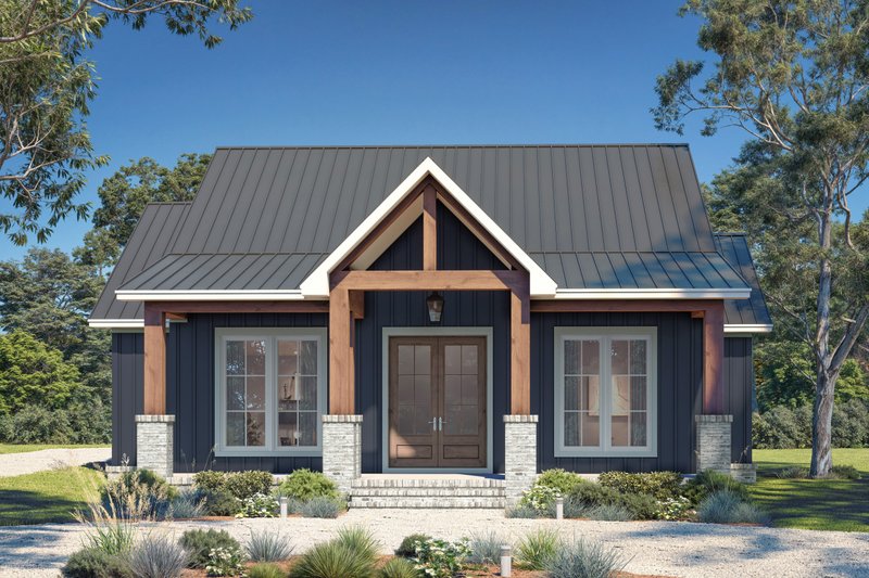House Plan Design - Exterior - Front Elevation 3 for Farmhouse House Plan #430-404 - 3 bed, 2.5 bath