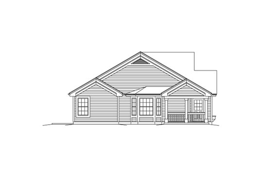 Exterior - Other Elevation for Country House Plan #57-684 - 4 bed, 4 bath