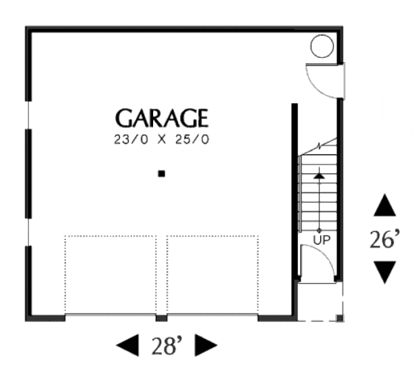 House Blueprint - Craftsman Floor Plan - Main Floor Plan #48-155