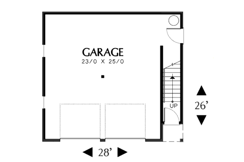 Dream House Plan - Floor Plan - Main Floor for Craftsman House Plan #48-155 - 1 bed, 0 bath