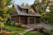 Craftsman Style House Plan - 1 Beds 1 Baths 938 Sq/Ft Plan #51-582 Exterior 