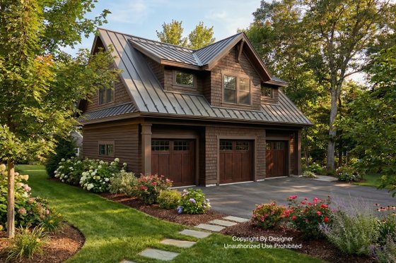 Craftsman Style Garage Plan