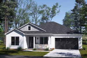House Blueprint - Farmhouse Exterior - Front Elevation Plan #513-2428