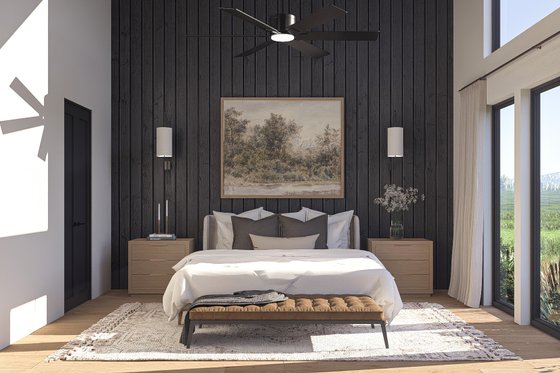 Interior - Master Bedroom 1 for Modern House Plan #455-382 - 3 bed, 2.5 bath