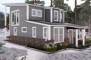 Modern Style House Plan - 3 Beds 2 Baths 1562 Sq/Ft Plan #513-2249 