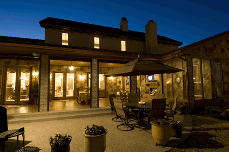 Home Plan - Exterior - Outdoor Living for Mediterranean House Plan #472-4 - 3 bed, 3.5 bath
