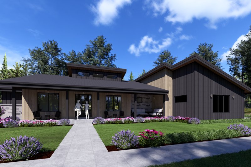 House Design - Modern Exterior - Front Elevation Plan #1069-45