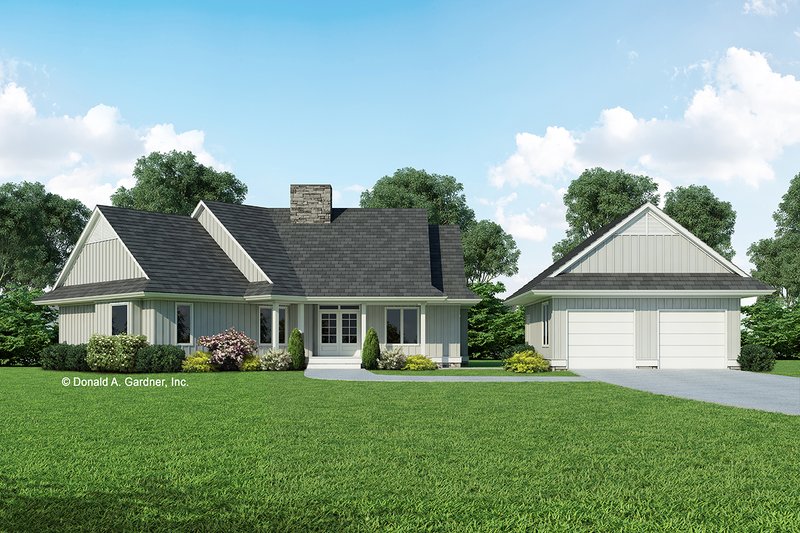 Home Plan - Country Exterior - Front Elevation Plan #929-270