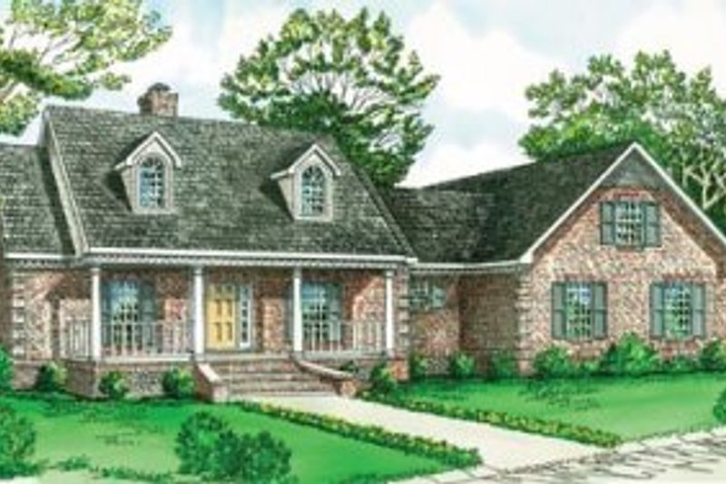 Traditional Style House Plan - 3 Beds 2 Baths 1785 Sq/Ft Plan #16-185