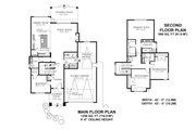 Prairie Style House Plan - 4 Beds 2.5 Baths 2238 Sq/Ft Plan #1100-8 