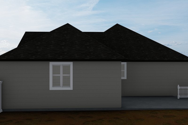 House Design - Exterior - Other Elevation for Traditional House Plan #1060-67 - 3 bed, 2 bath