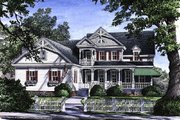 Victorian Style House Plan - 4 Beds 3.5 Baths 2753 Sq/Ft Plan #137-164 