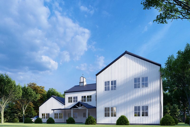 House Design - Exterior - Other Elevation 2 for Barndominium House Plan #1107-17 - 4 bed, 4 bath