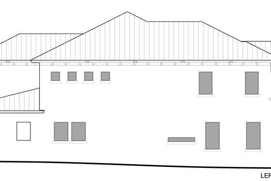 Exterior - Other Elevation for Contemporary House Plan #1058-233 - 5 bed, 4.5 bath