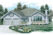 Traditional Style House Plan - 3 Beds 2 Baths 1204 Sq/Ft Plan #47-232 