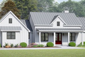 Farmhouse Exterior - Front Elevation Plan #932-1201