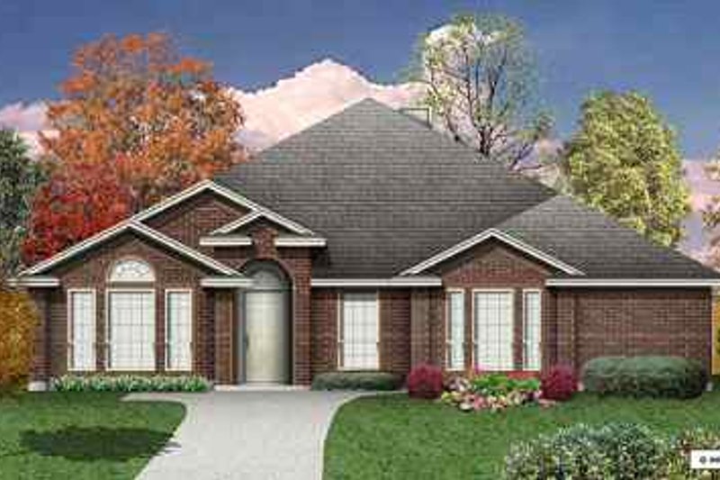 Dream House Plan - Traditional Exterior - Front Elevation Plan #84-135
