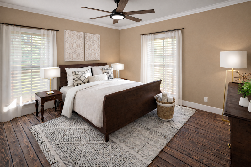 Dream House Plan - Interior - Bedroom for Farmhouse House Plan #44-311 - 3 bed, 2 bath