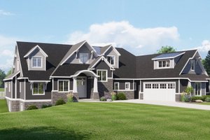 Craftsman Exterior - Front Elevation Plan #1064-315