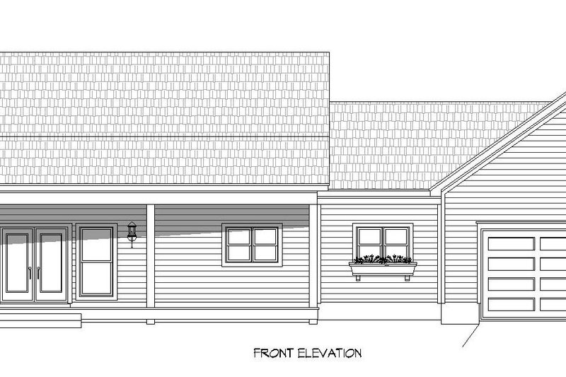 House Plan Design - Exterior - Front Elevation 3 for Country House Plan #932-753 - 2 bed, 2 bath