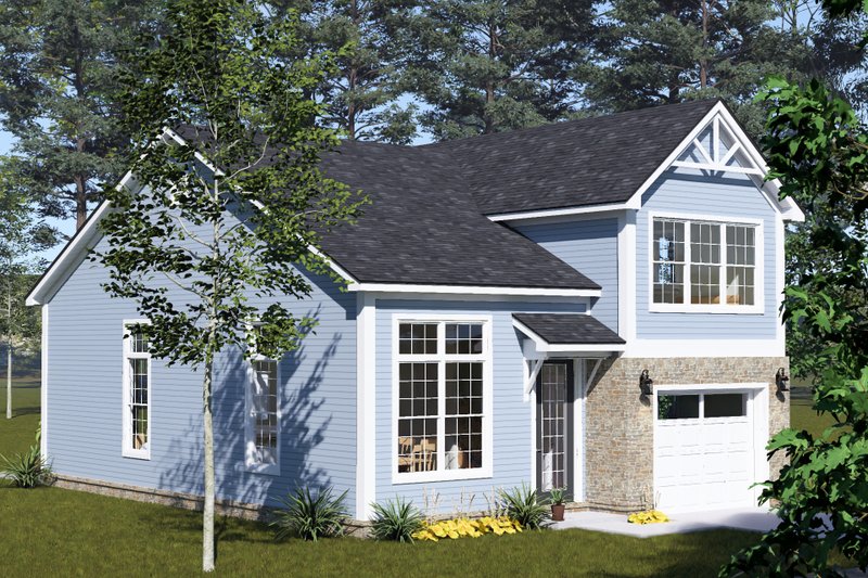 Dream House Plan - Exterior - Other Elevation 1 for Cottage House Plan #513-2478 - 3 bed, 3 bath