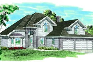 Traditional Exterior - Front Elevation Plan #47-627