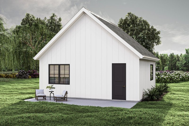 Architectural House Design - Exterior - Rear Elevation for Modern House Plan #455-431 - 1 bed, 1 bath