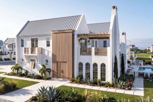 Architectural House Design - Exterior - Front Elevation for Beach House Plan #455-766 - 4 bed, 3.5 bath