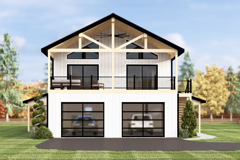 Architectural House Design - Exterior - Other Elevation 2 for Barndominium House Plan #1064-434 - 4 bed, 2 bath