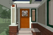 Craftsman Exterior - Covered Porch Plan #454-13