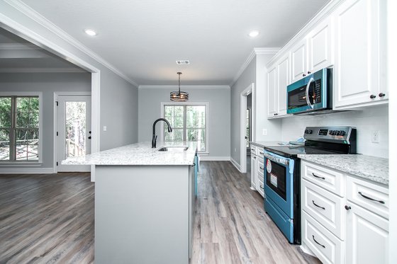 Interior - Kitchen for Ranch House Plan #430-93 - 4 bed, 2 bath