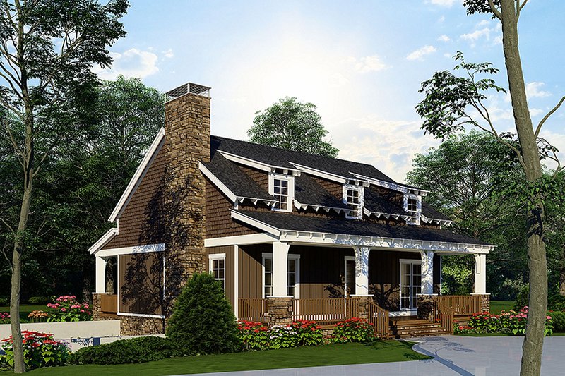 Dream House Plan - Exterior - Other Elevation 1 for Farmhouse House Plan #923-245 - 3 bed, 3.5 bath