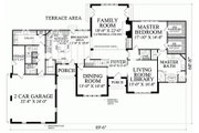 European Style House Plan - 5 Beds 4 Baths 4258 Sq/Ft Plan #137-232 