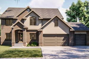 Traditional Exterior - Front Elevation Plan #455-175
