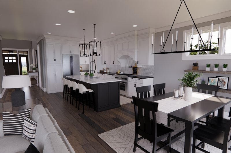 Dream House Plan - Interior - Dining Room for Traditional House Plan #51-1323 - 4 bed, 3 bath
