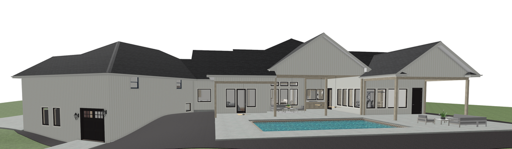 Photo 7 for Farmhouse House Plan #1109-30 - 4 bed, 3.5 bath