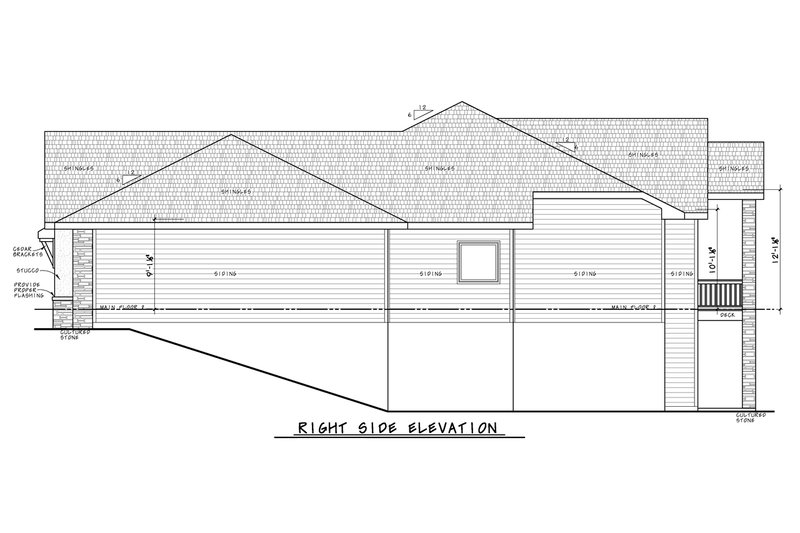 Dream House Plan - Exterior - Other Elevation 1 for Craftsman House Plan #20-2401 - 4 bed, 4 bath