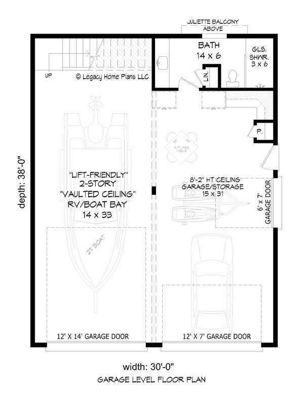 Home Plan - Traditional Floor Plan - Main Floor Plan #932-722