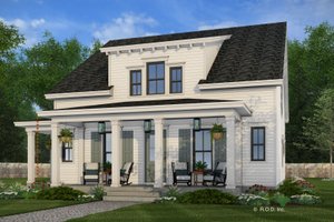 Farmhouse Exterior - Front Elevation Plan #51-1280