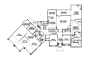 European Style House Plan - 5 Beds 4.5 Baths 4211 Sq/Ft Plan #141-356 