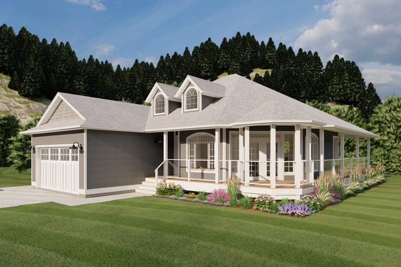 Architectural House Design - Exterior - Other Elevation 1 for Craftsman House Plan #126-221 - 3 bed, 2 bath