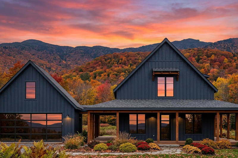 Dream House Plan - Exterior - Front Elevation 5 for Farmhouse House Plan #1096-199 - 3 bed, 2 bath