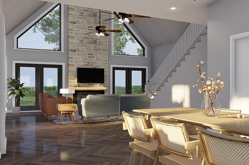 House Blueprint - Interior - Other 8 for Craftsman House Plan #923-310 - 3 bed, 2.5 bath
