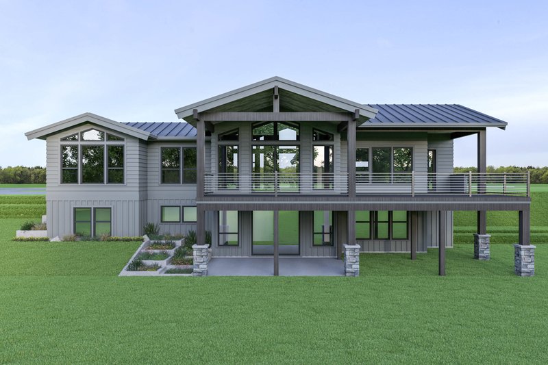 House Blueprint - Photo for Contemporary House Plan #1070-88 - 3 bed, 2.5 bath