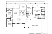 Adobe / Southwestern Style House Plan - 4 Beds 3 Baths 2789 Sq/Ft Plan #1-679 