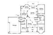 European Style House Plan - 6 Beds 3.5 Baths 4319 Sq/Ft Plan #411-754 