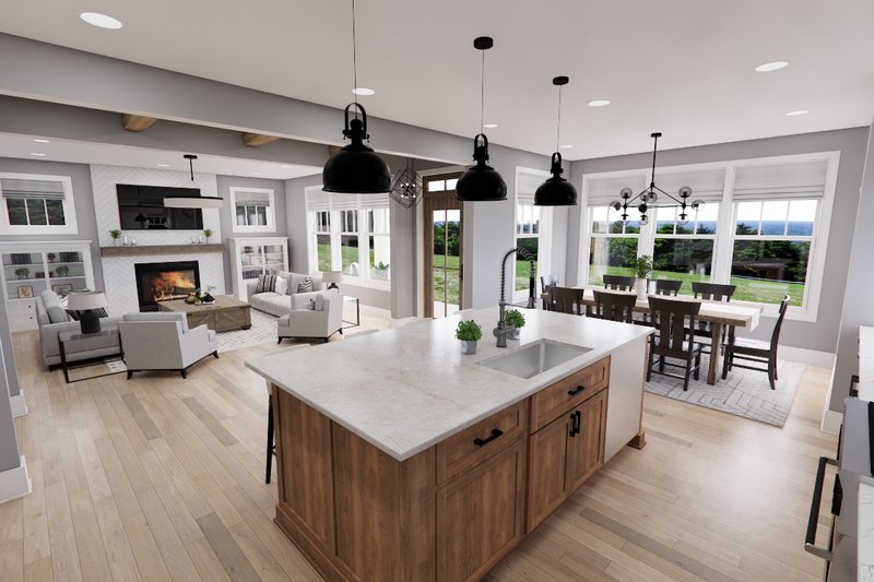 House Plan Design - Interior - Kitchen for Traditional House Plan #51-1252 - 3 bed, 3.5 bath