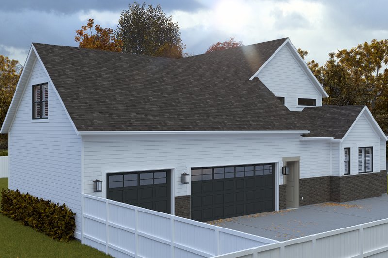 House Blueprint - Exterior - Other Elevation 1 for Farmhouse House Plan #1060-410 - 3 bed, 3.5 bath