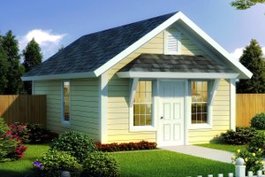 House Plan Design - Cottage Exterior - Front Elevation Plan #513-2182