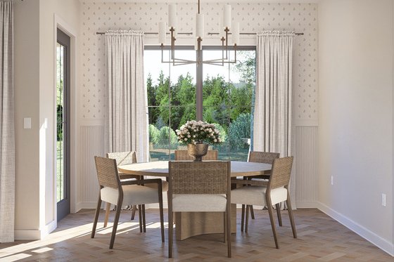 Interior - Dining Room for Farmhouse House Plan #455-735 - 3 bed, 2.5 bath